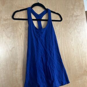 Lightly worn lululemon tank. Cobalt blue. US 10.
